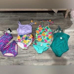 Target size M 8 girls' Swimsuit Set